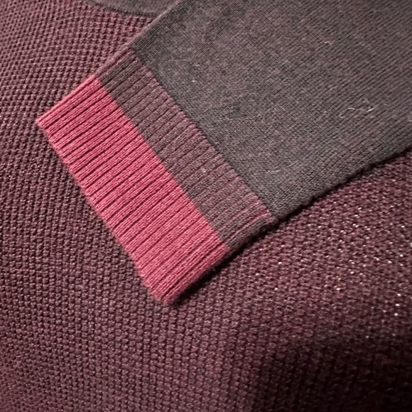 RAG & Bone Long Raglan Sleeve Hi Lo Sweater Color block size Small. - Picture 7 of 9